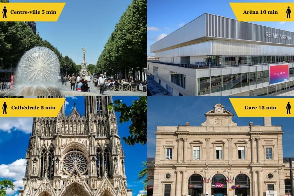 Forum Flower Spacieux T2 Au Coeur De La Ville Reims Exteriör bild